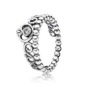 PANDORA Size 6 52 My Princess Tiara Ring